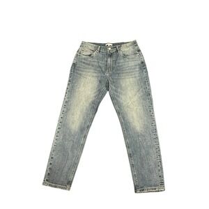 Arne Men Blue Jeans Size 32 S Tapered Regular Stretch Zip Fly W32‎ 27" Inseam